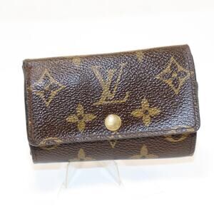 Louis Vuitton Monogram 6-Ring Key Holder Vintage Refreshed Made in France
